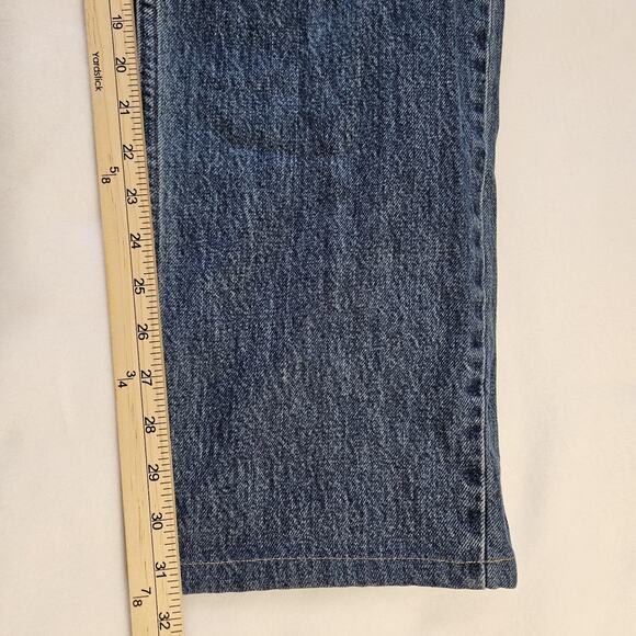 Harley Davidson Men's Denim Jeans Size 35 HEMMED 31/32 INCHES Motorcycle Jeans - Picture 9 of 16